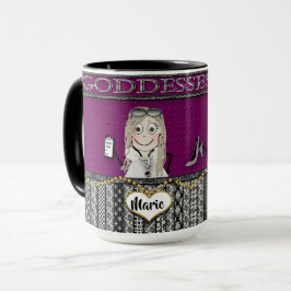 Taza Las DIOSAS GOBIERNAN - DOS NOVIAS - la