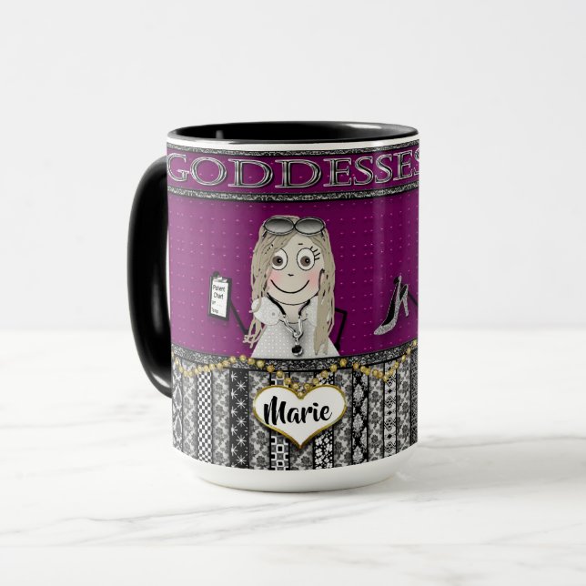 Taza Las DIOSAS GOBIERNAN - DOS NOVIAS - la (Anverso izquierdo)