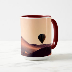Taza Las dunas de Namibia en el parque nacional de