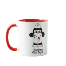 Las enfermeras LEYERON Rótulos vitales