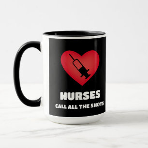 Taza Las Enfermeras Llaman A Los Disparos