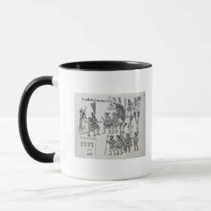 Taza Las entregas aztecas pasadas de Cuauhtemoc del
