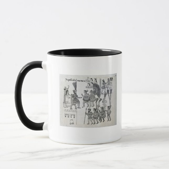 Taza Las entregas aztecas pasadas de Cuauhtemoc del (Izquierda)