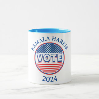 Taza Las estrellas y las franjas votan EE.UU. - Eleccio