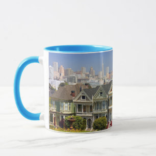 Taza Las famosas Painted Ladies de San Francisco
