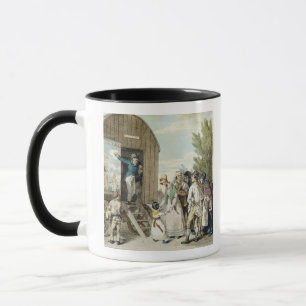 Taza Las ferias: La demostración, c.1821 (litho del