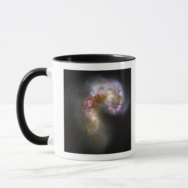 Taza Las galaxias de Antennae (Izquierda)