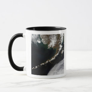 Taza Las islas Aleutian y la península de Alaska