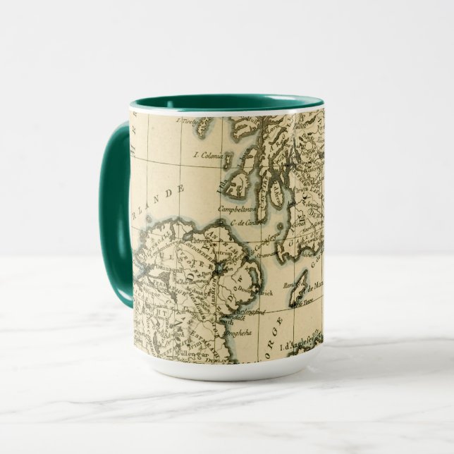 Taza Las islas británicas (Anverso izquierdo)