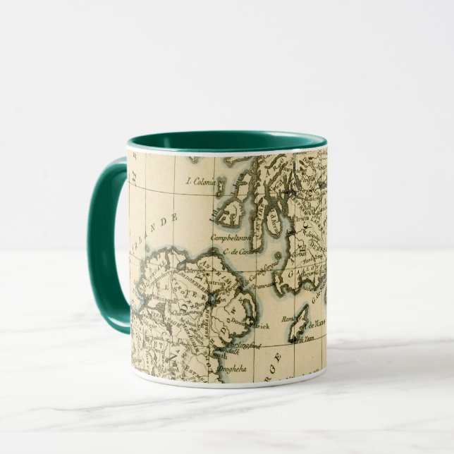 Taza Las islas británicas (Anverso izquierdo)