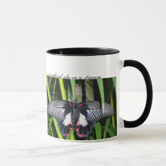 Taza las mariposas, dos mariposas fueron ou…