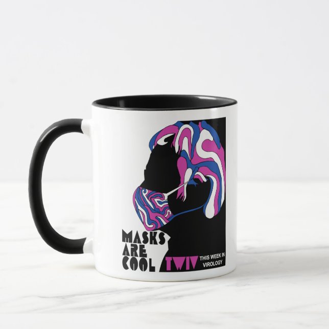 Taza Las máscaras TWiV son de Guay (Izquierda)