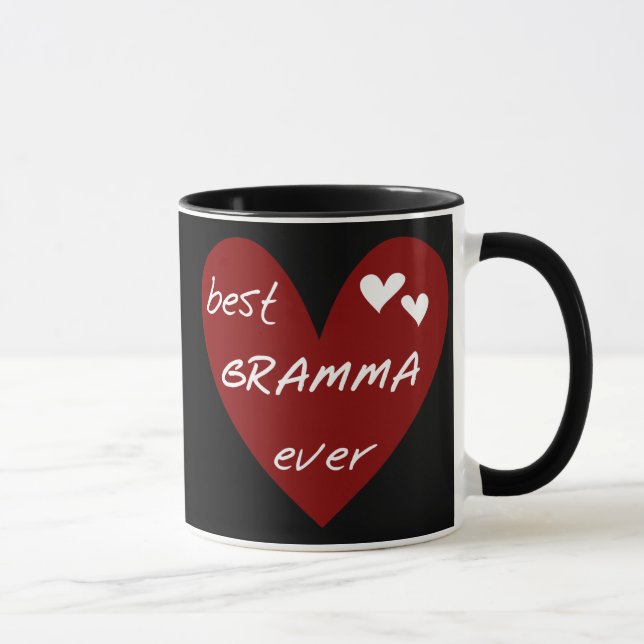 Taza Las mejores camisetas y regalos de Gramma del (Derecha)