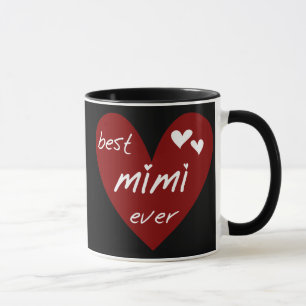 Taza Las mejores nunca camisetas Mimi y regalos del