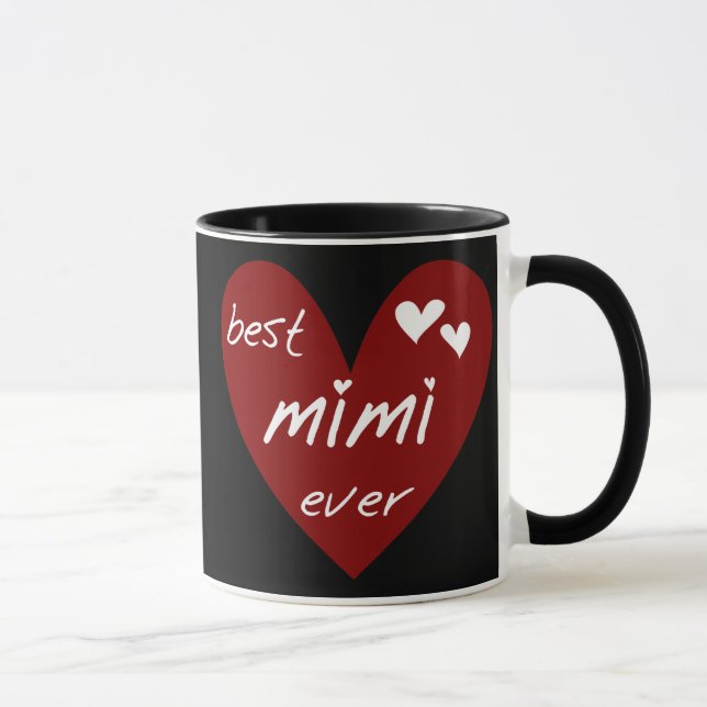 Taza Las mejores nunca camisetas Mimi y regalos del (Derecha)