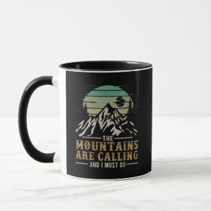 Taza Las montañas están llamando y debo ir