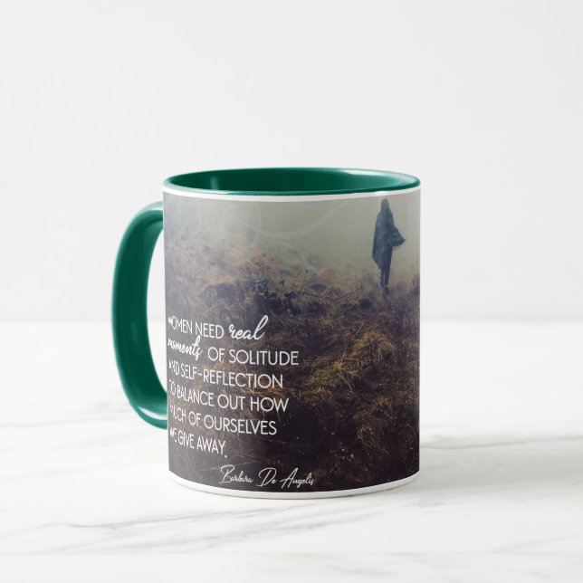 Taza Las mujeres necesitan momentos reales (Anverso izquierdo)