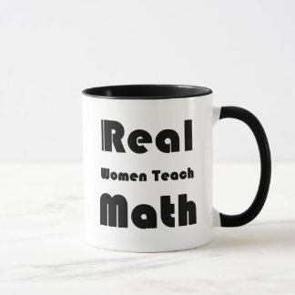 Taza Las mujeres reales enseñan a matemáticas