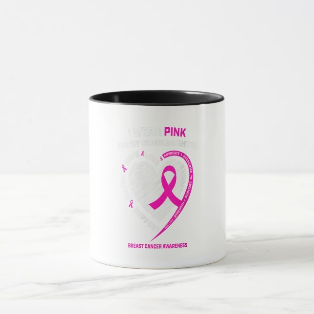 Taza Las Mujeres Regalos Usan Rosa Para Mi Nieta (Centro)