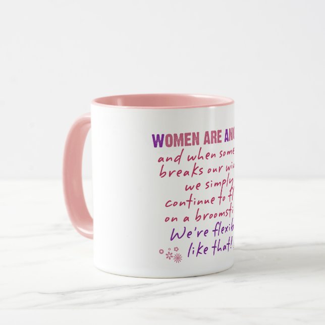 Taza Las mujeres son ángeles (Anverso izquierdo)
