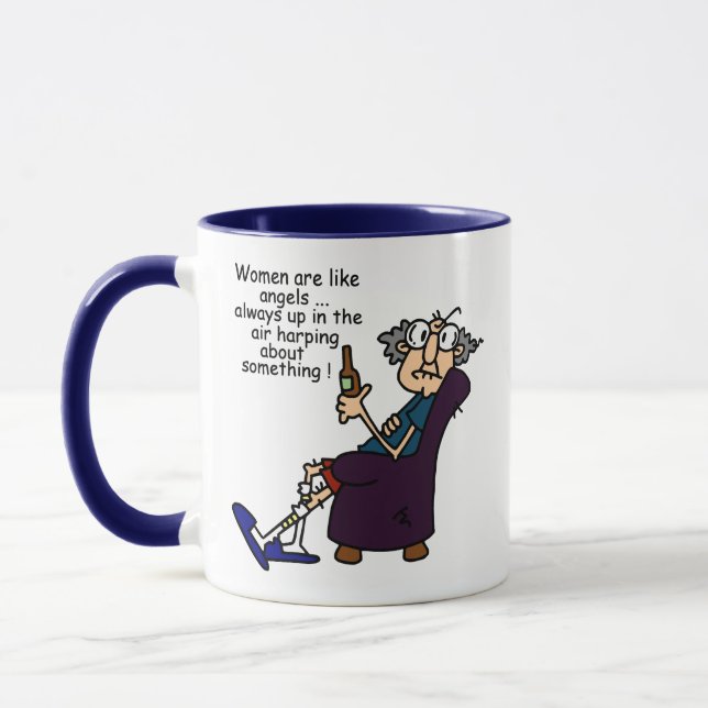 Taza Las Mujeres Son Como Los Ángeles (Izquierda)