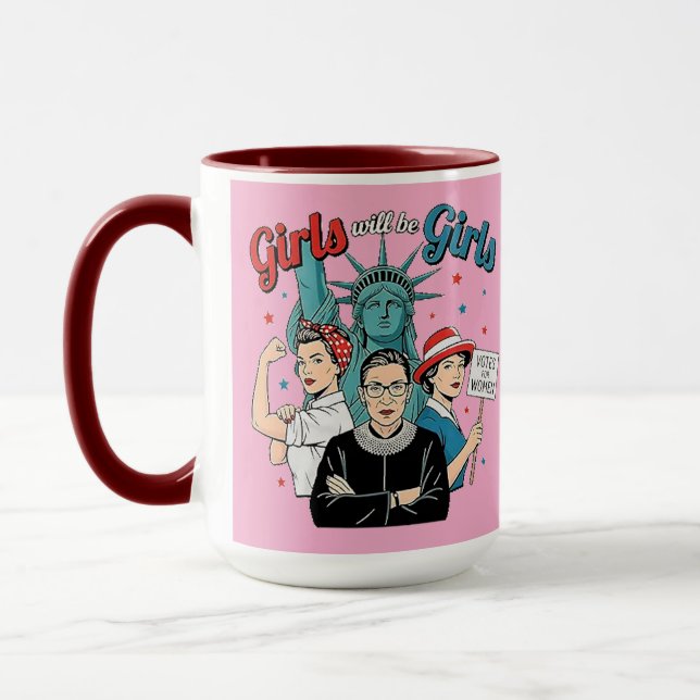 Taza Las niñas serán niñas (Izquierda)