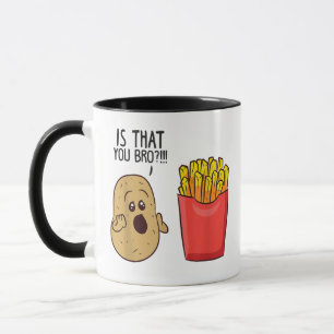 Taza Las Papas Fries Es Que Te Hermes Patatas Graciosas
