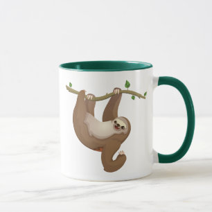 Taza Las perezas tienen gusto de colgar alrededor