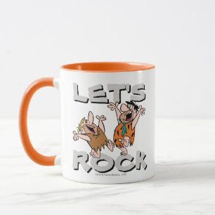 Taza Las piedras angulares  Fred y Barney - Let's Rock