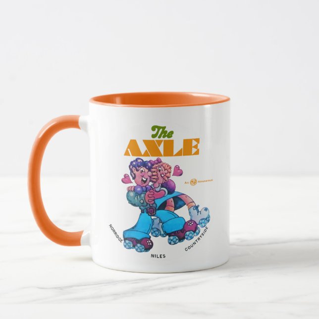 Taza Las pistas de patinaje sobre patinaje sobre ruedas (Izquierda)