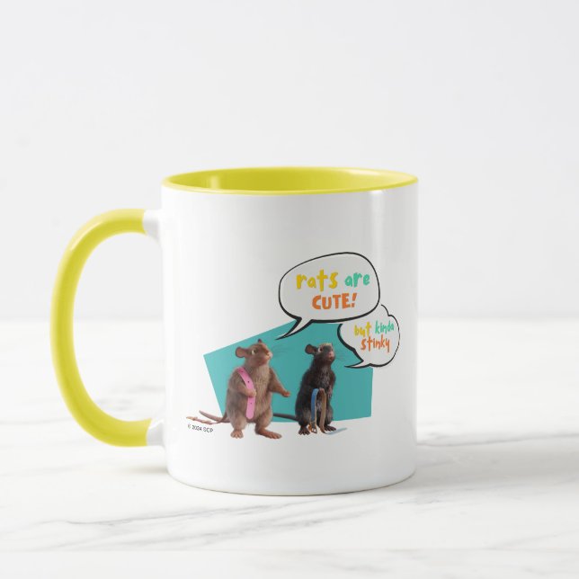 Taza Las Ratas Son Cuestas Pero Un Poco Estrafalarias (Izquierda)