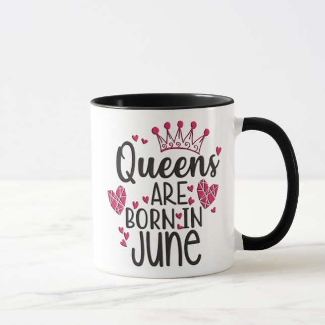 Taza Las Reinas Nacen En Junio (Derecha)