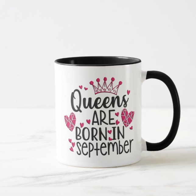 Taza Las Reinas Nacen En Septiembre (Derecha)
