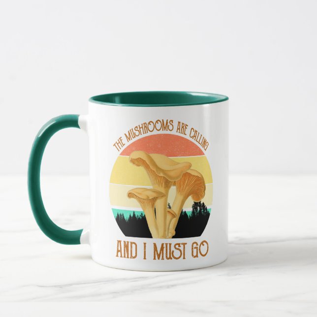 Taza Las Setas Están Llamando, Y Debo Ir (Izquierda)