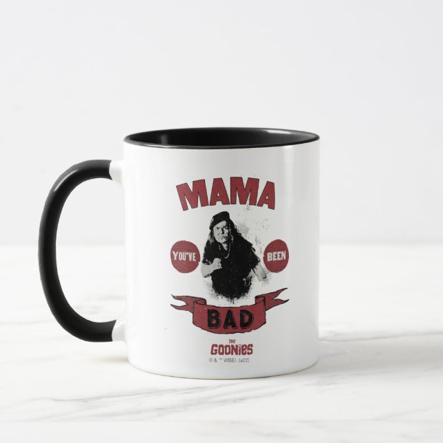 Taza Las tonterías de Mama Fratelli "Has sido mala" (Izquierda)