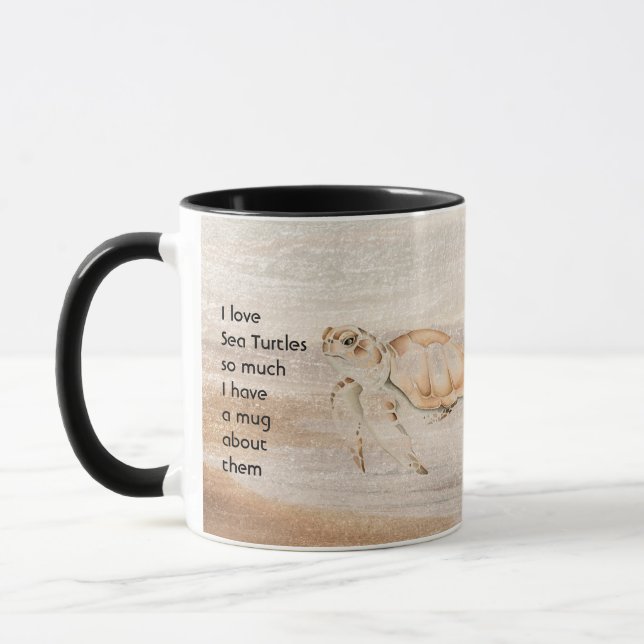 Taza Las tortugas marinas de amor dicen mucho (Izquierda)