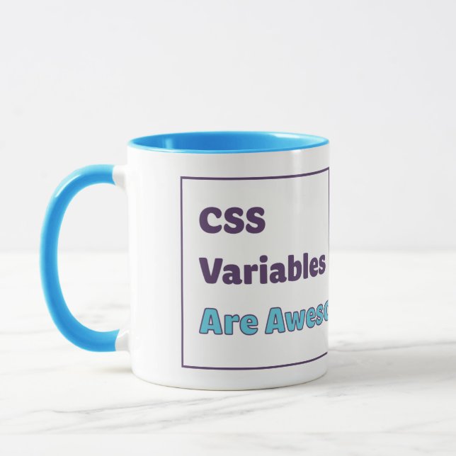 Taza Las variables del CSS son impresionantes (Izquierda)