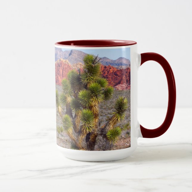 Taza Las Vegas: Barranco rojo de la roca, Nevada (Derecha)