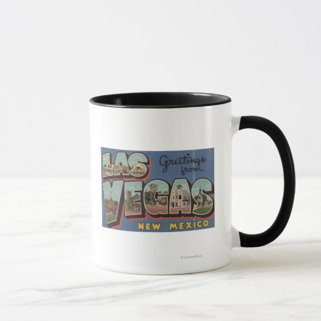 Taza Las Vegas, Nuevo México - Grandes Escenas de letra (Derecha)