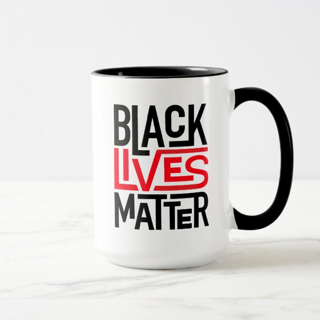 Taza Las vidas negras importan| Igualdad de derechos (Derecha)