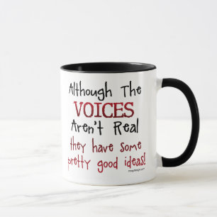 Taza Las voces no son refrán divertido real