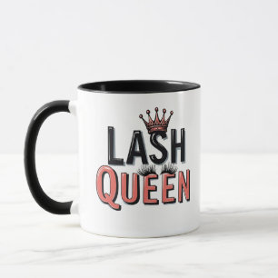 Taza Lash Queen Funny Ojos Lámparas maquillaje