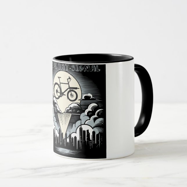 Taza Lastenrad im Bat-Signal Style, Lastenfahrrad (Anverso derecho)