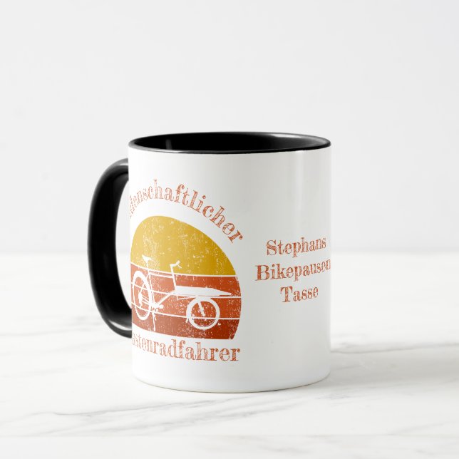 Taza Lastenrad im Sonnenuntergang, nombre de la muerte (Anverso izquierdo)