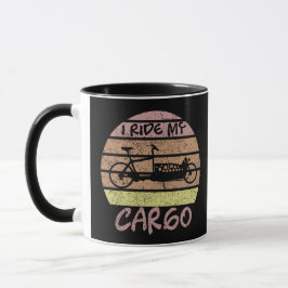 Taza Lastenrad im Sonnenuntergang, Retro, Cargobike Tas