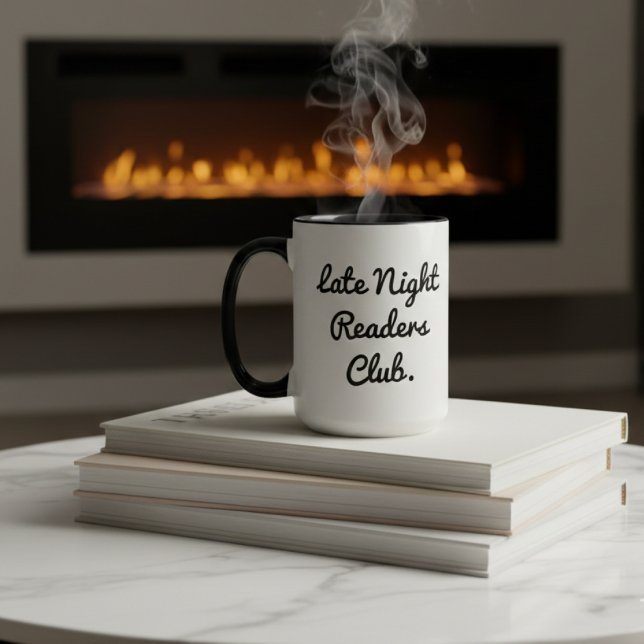 Taza Late Night Readers Club Coffee Tea Mug (Subido por el creador)