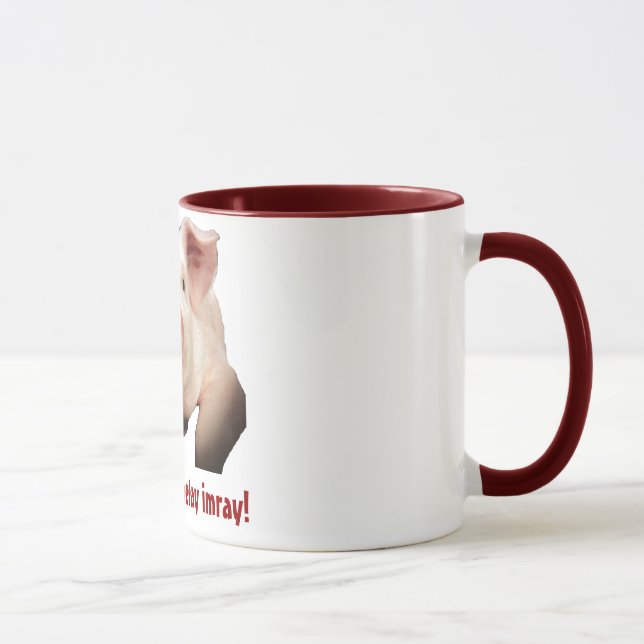 Taza Latín de la taza/de cerdo (Derecha)