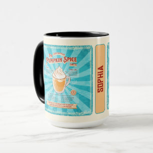 Taza Latte de especias de calabaza veneciana - Poster d