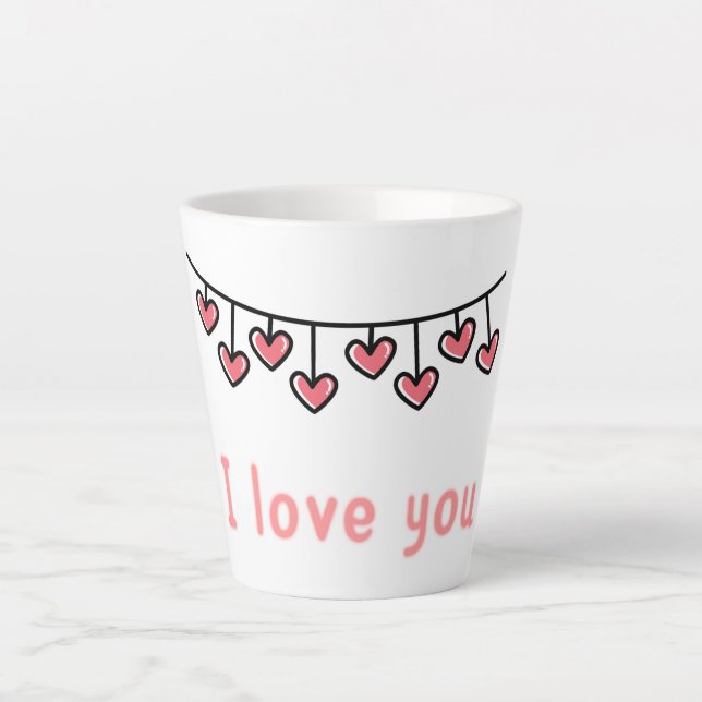 Taza Latte Suspiros Colección Con Mucho Amor ❤️  (Anverso)