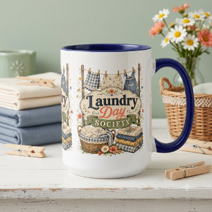 Taza Laundry Day Society Cottagecore Florales